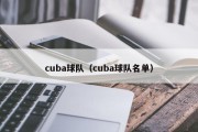 cuba球队（cuba球队名单）