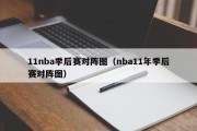 11nba季后赛对阵图（nba11年季后赛对阵图）